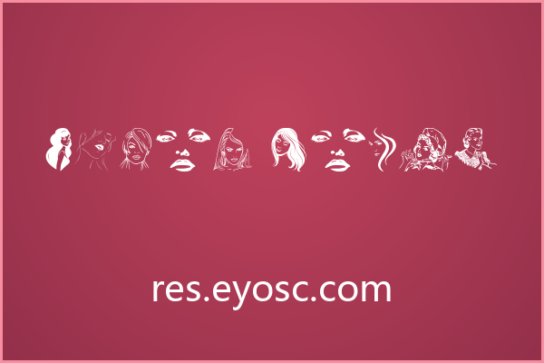 做潮流海报的人该看看 Woman Faces