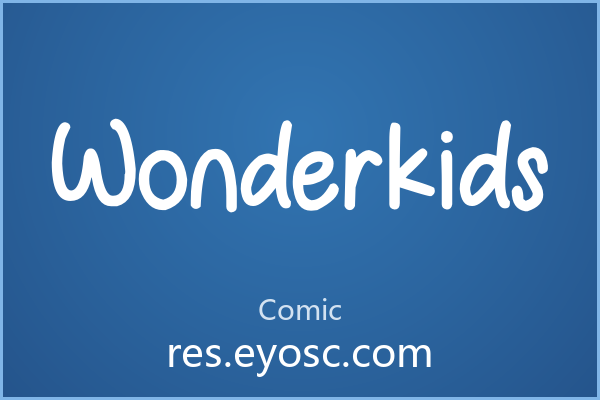 做儿童绘本或亲子海报，Wonderkids能带来惊喜