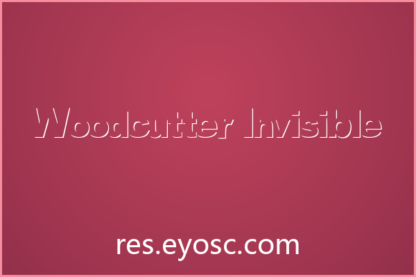 Woodcutter Invisible 评测：游戏UI的神秘刻痕利器