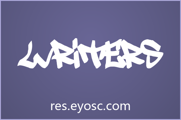 「Writers」在社交媒体里不是字体，是视觉态度语言
