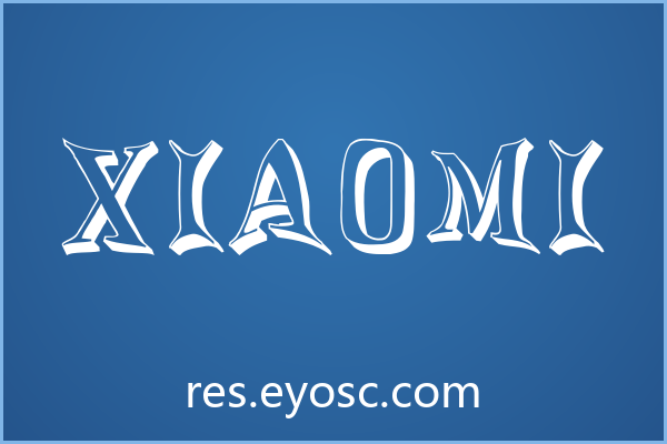Xiaomi字体下载 | 社交媒体必备的扭曲实验字形