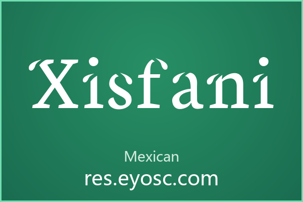 Xisfani 的衬线与留白如何讲述墨西哥故事