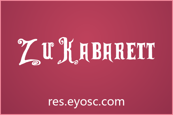 为什么网页标题需要「Zu Kabarett」这种Curly字体