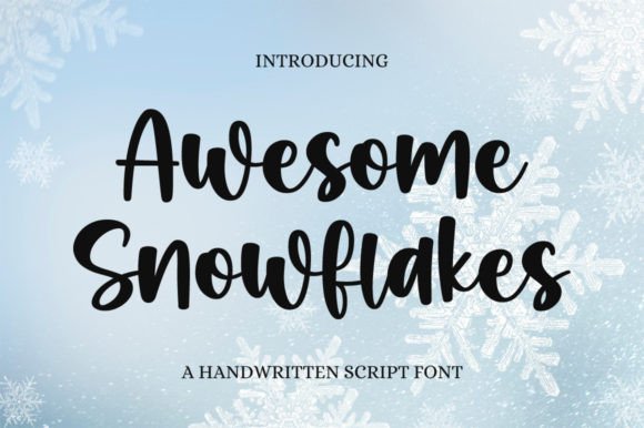 用 Awesome Snowflakes Font 做游戏UI，大字号更出彩
