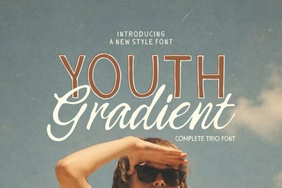 做咖啡餐饮的，看看 Youth Gradient 字体