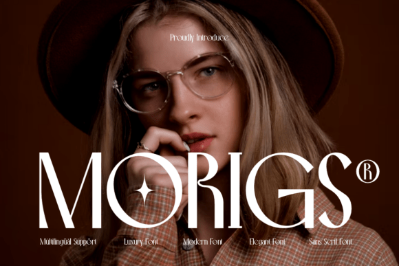时尚杂志排版总缺味道？试试展示字体Morigs