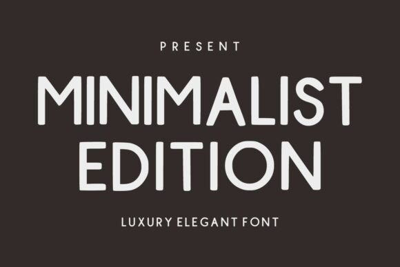 Minimalist Edition 适合做网页标题主视觉