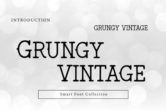 游戏UI里做旧风格标题，Grungy Vintage 一眼对味