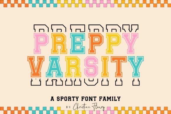 社媒海报缺活力？试试 Preppy Varsity