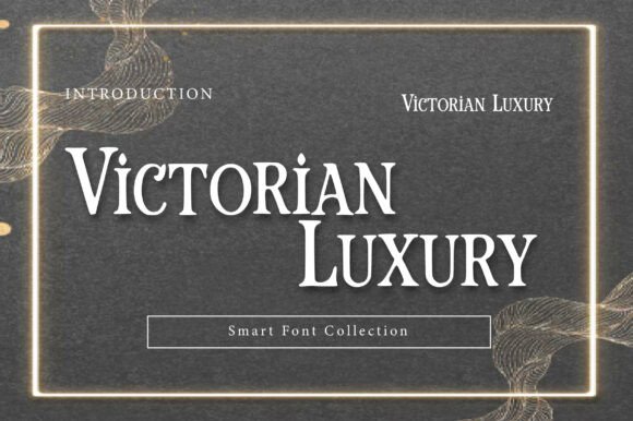 书籍封面缺复古味道？试试 Victorian Luxury