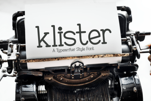 做复古海报标题总缺那点味道？试试 Klister