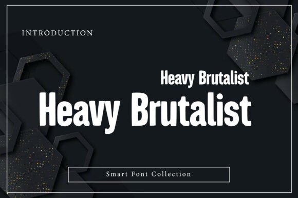 粗犷笔触的 Heavy Brutalist