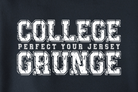 杂志排版想玩复古运动风？试试 College Grunge