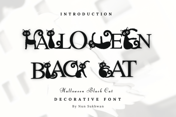 黑猫与幽灵交织的装饰体 Halloween Black Cat 点亮 App 界面