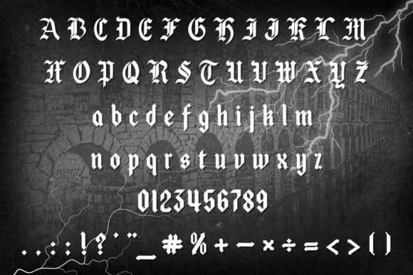 Vintage Old English - 预览图
