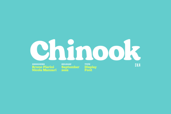 圆润粗衬线重塑七十年代电影感，Chinook的蓬松字形解析