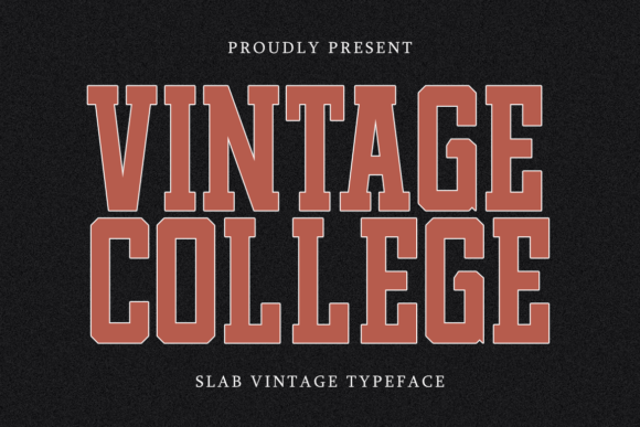 用Vintage College粗犷板状衬线重塑运动品牌视觉