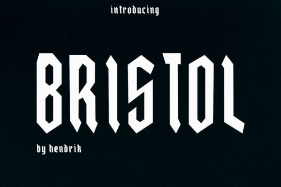 Bristol带着中世纪孤傲，用锐利笔画重塑哥特气场