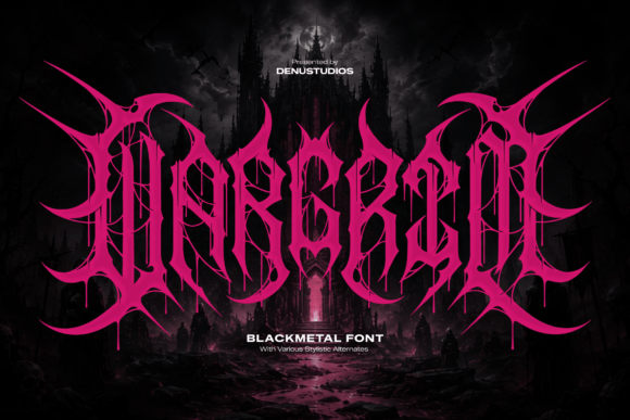 Wargrim舍弃可读性，以视觉暴力重塑黑金属Logo