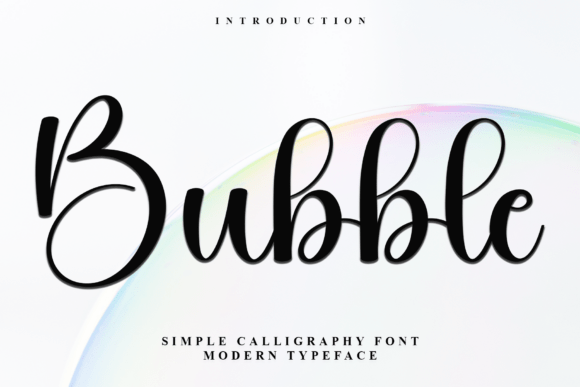 看似随性的手写体，Bubble Font却用严谨连笔制造反差