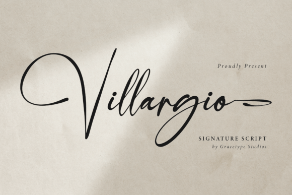 Villargio以夸张环形升部重塑奢华签名手写体的视觉张力
