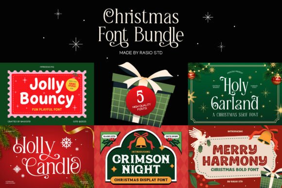 圣诞排版没灵感？Christmas Bundle 藏着哪些巧思