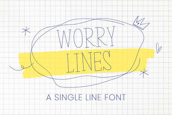 Worry Line 极简单线勾勒克制优雅衬线气质