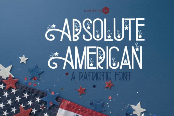 Absolute American 星形装饰字体