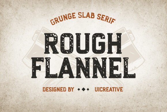 粗犷与优雅并存，Rough Flannel重塑复古粗衬线