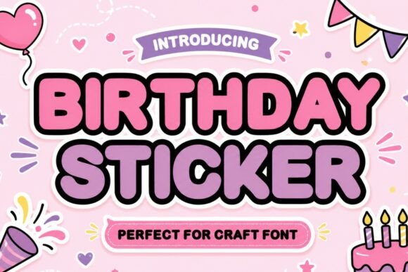 生日派对与教室装饰里的Birthday Sticker