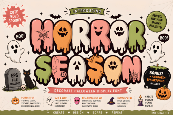 滴落字母撞上搞怪幽灵，Horror Season 拿捏万圣氛围