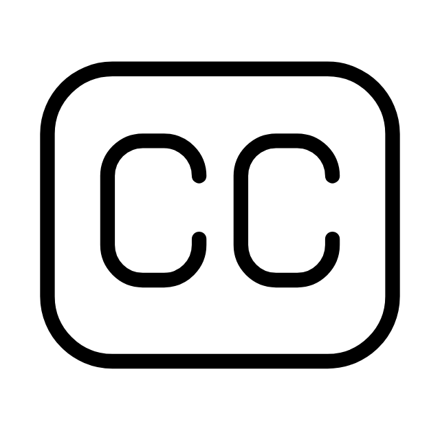 极简字幕图标用克制形变传递清晰的功能信号
