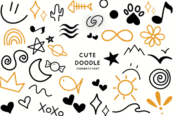 Cute Doodle 以随性手绘线条为设计注入童趣