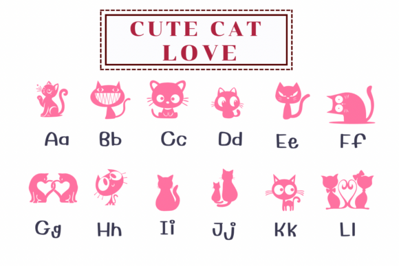 Cute Cat Love - 预览图